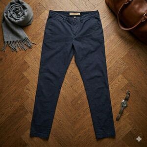 Burberry Brit Men's Navy Chino Pants Size 30x32 Slim Leg Casual Trousers
